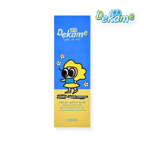 i-SHA Dekame Look At Me Brown (DAILY/10P)-MASHED POTATO UK | Colour Contact Lens