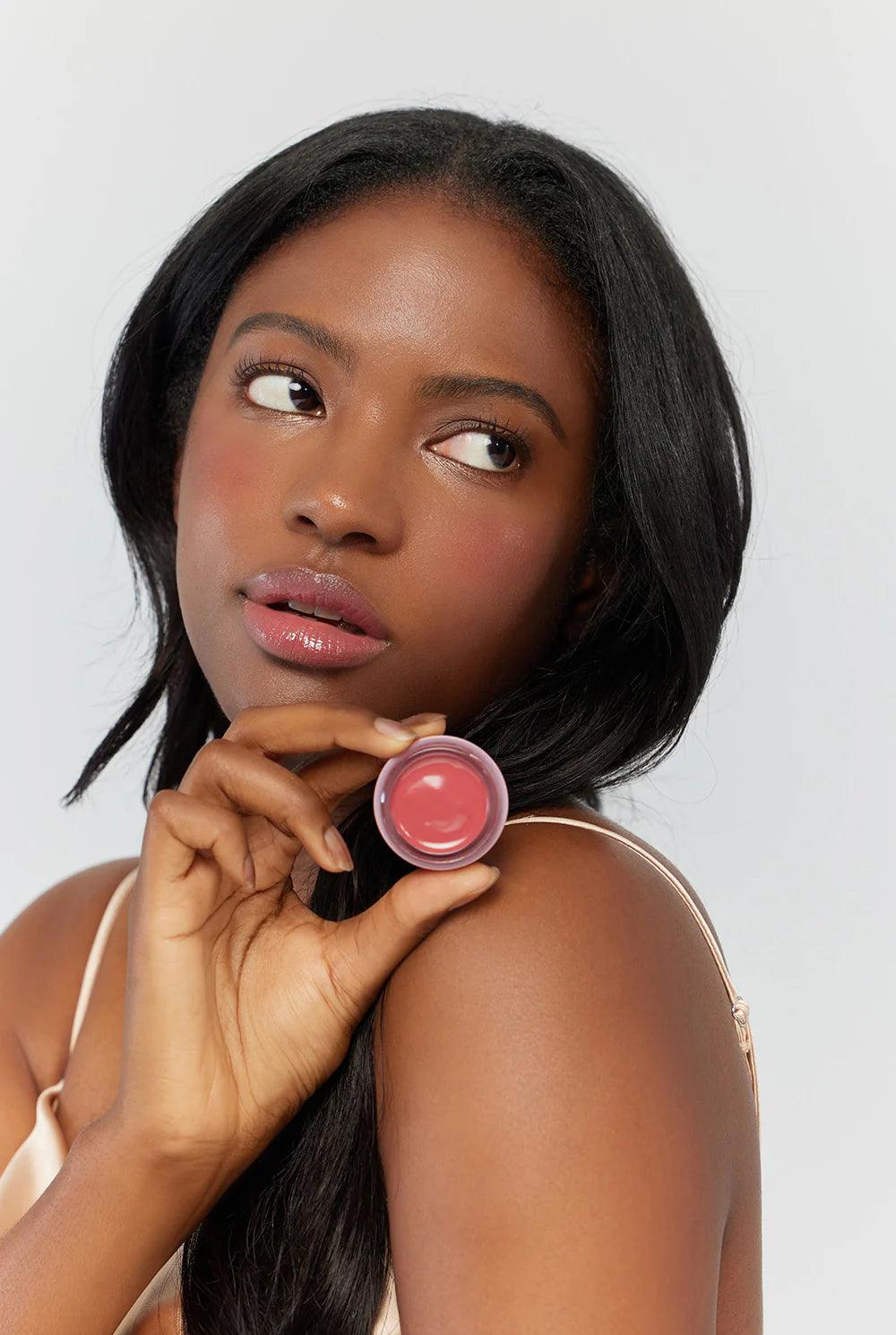 Hapa Kristin Cosmetics Gleam Glow Lip & Blush #301 Muted Rose - MASHED POTATO UK | Colour Contact Lens