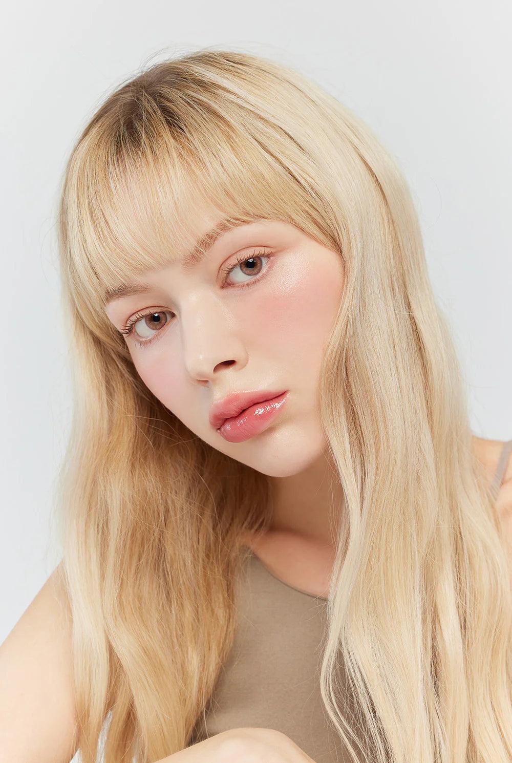 Hapa Kristin Cosmetics Gleam Glow Lip & Blush #302 Dusky Rose - MASHED POTATO UK | Colour Contact Lens