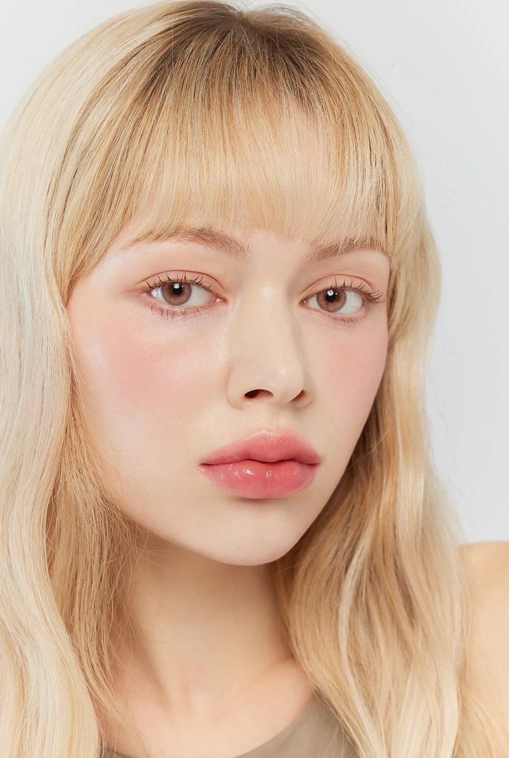Hapa Kristin Cosmetics Gleam Glow Lip & Blush #302 Dusky Rose - MASHED POTATO UK | Colour Contact Lens