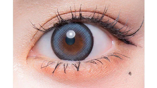 Flurry Waffle Check Gray (MONTH/3 Pieces)-MASHED POTATO UK | Colour Contact Lens