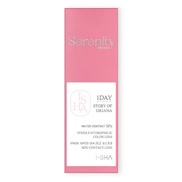 i-SHA Oriana Serenity Gray (DAILY/10P)-MASHED POTATO UK | Colour Contact Lens