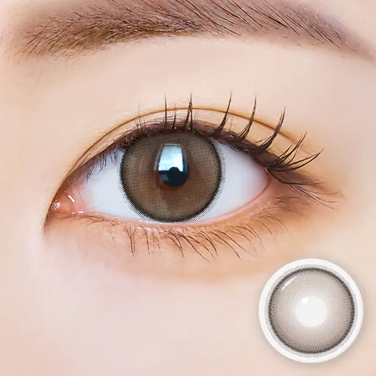 i-SHA Dekame Hug Me Taupe (DAILY/10P)-MASHED POTATO UK | Colour Contact Lens