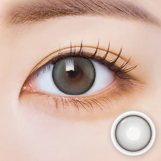 i-SHA Dekame Hug Me Gray (DAILY/10P)-MASHED POTATO UK | Colour Contact Lens