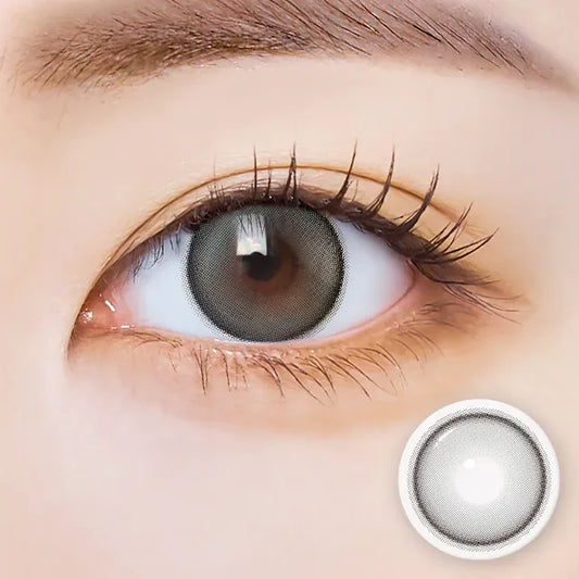 i-SHA Dekame Hug Me Gray (DAILY/10P)-MASHED POTATO UK | Colour Contact Lens
