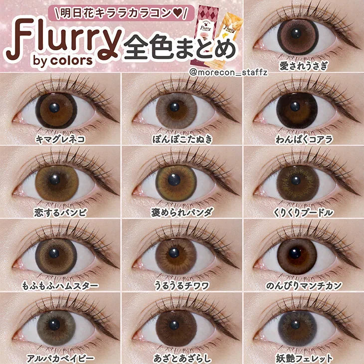 Flurry Nonbiri Munchkin (DAILY/10P)-MASHED POTATO UK | Colour Contact Lens