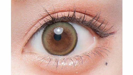 Flurry Light Khaki Brown (MONTH/3 Pieces)-MASHED POTATO UK | Colour Contact Lens