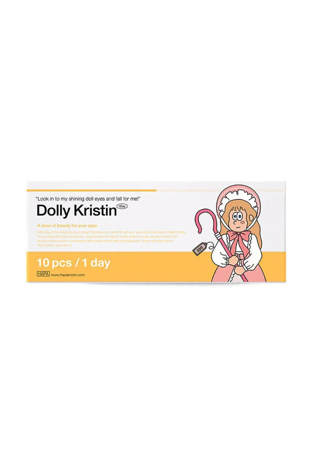 Hapa Kristin Dolly Kristin Choco (DAILY/10P)-MASHED POTATO UK | Colour Contact Lens