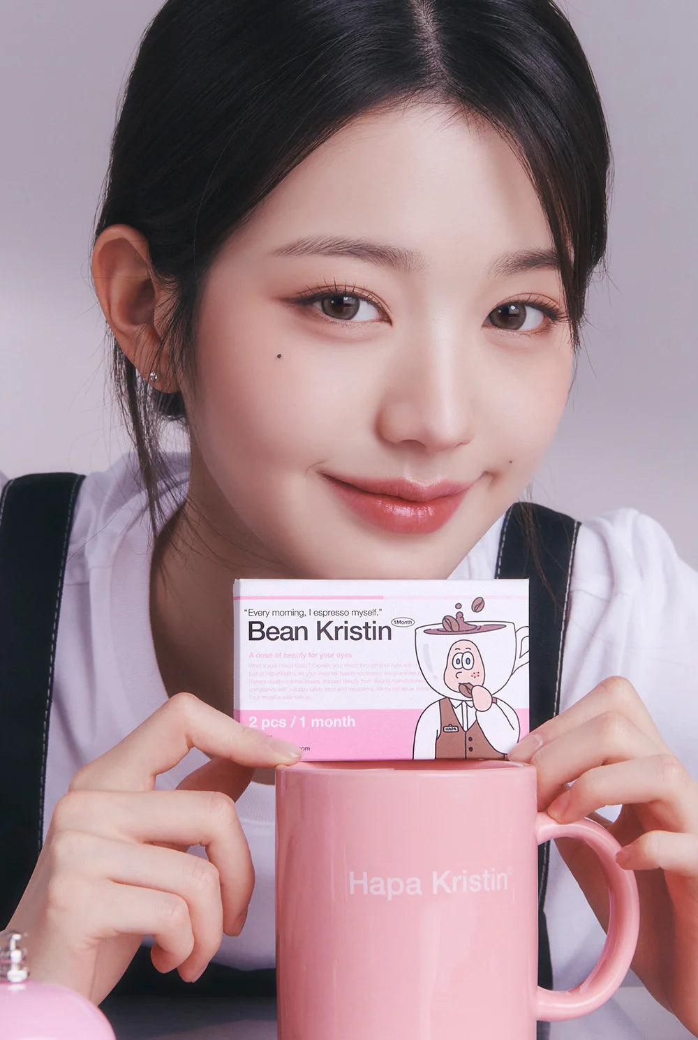 Hapa Kristin Bean Kristin Medium Brown (Month/2P) - MASHED POTATO UK | Colour Contact Lens
