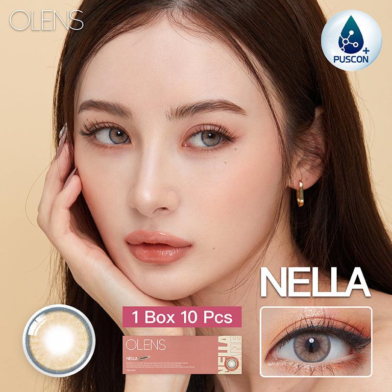 OLENS Nella Ash Beige (DAILY/10P) - MASHED POTATO UK | Colour Contact Lens