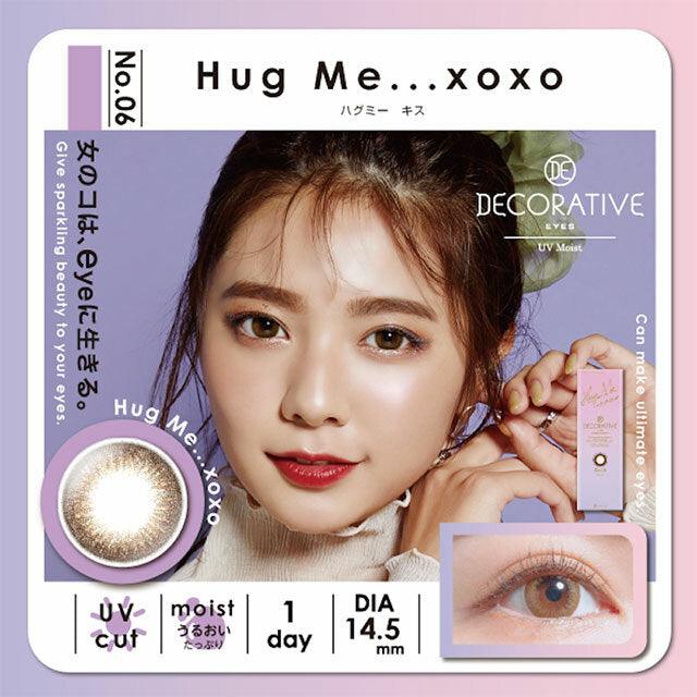 Decorative Eyes No.6 Hug Me XOXO (DAILY/10P) - MASHED POTATO UK | Colour Contact Lens
