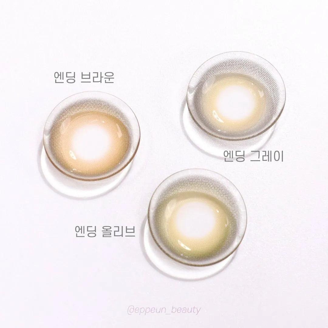 OLENS X NewJeans Ending Brown (DAILY/20P) - MASHED POTATO UK | Colour Contact Lens