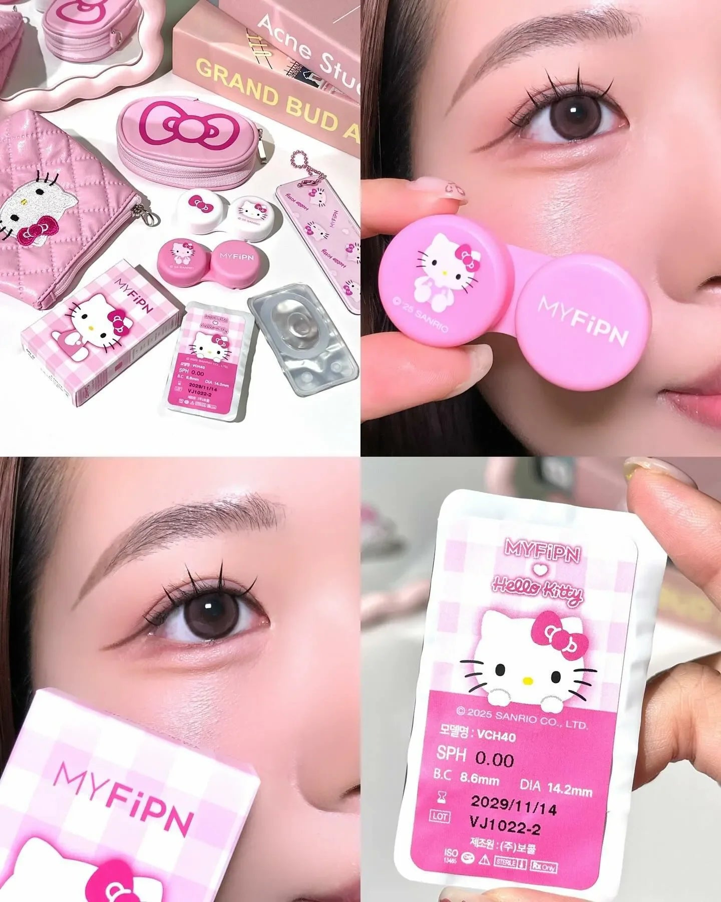 FiPN x Hello Kitty Pink Brown (Month/2P)
