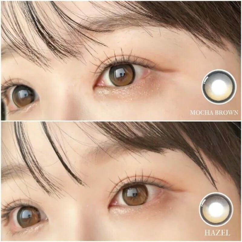 🈹 SALE // OLENS Big Glowy Mocha Brown (MONTH/2P) - MASHED POTATO UK | Colour Contact Lens