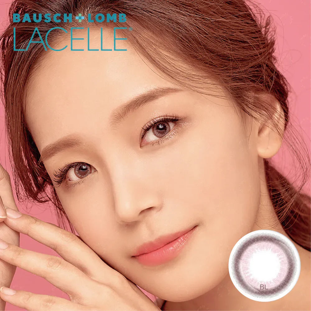 Bausch & Lomb Lacelle Iconic Marsala Pink (DAILY/30P) - MASHED POTATO UK | Colour Contact Lens