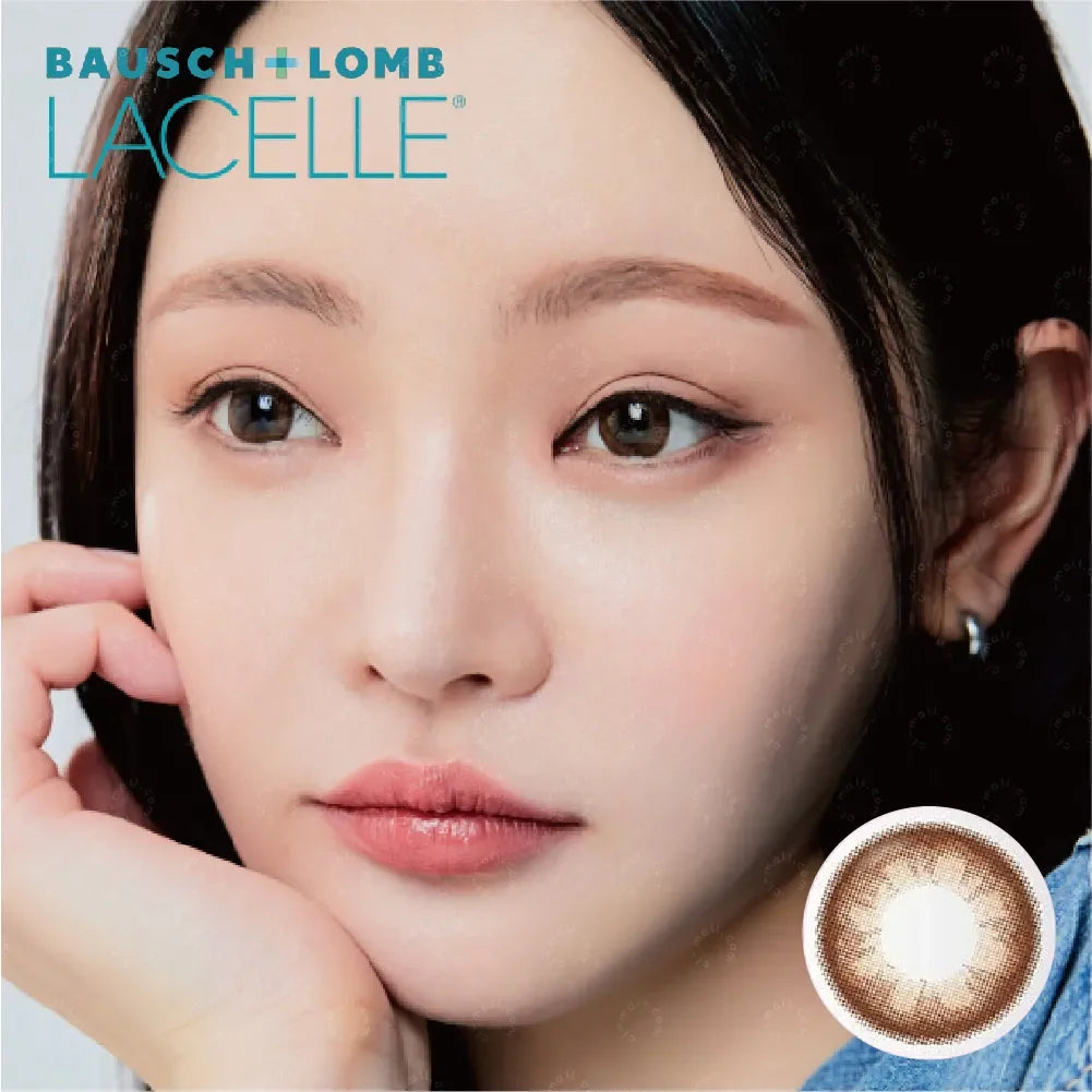 Bausch & Lomb Lacelle Iconic Merry Mocha (DAILY/30P) - MASHED POTATO UK | Colour Contact Lens