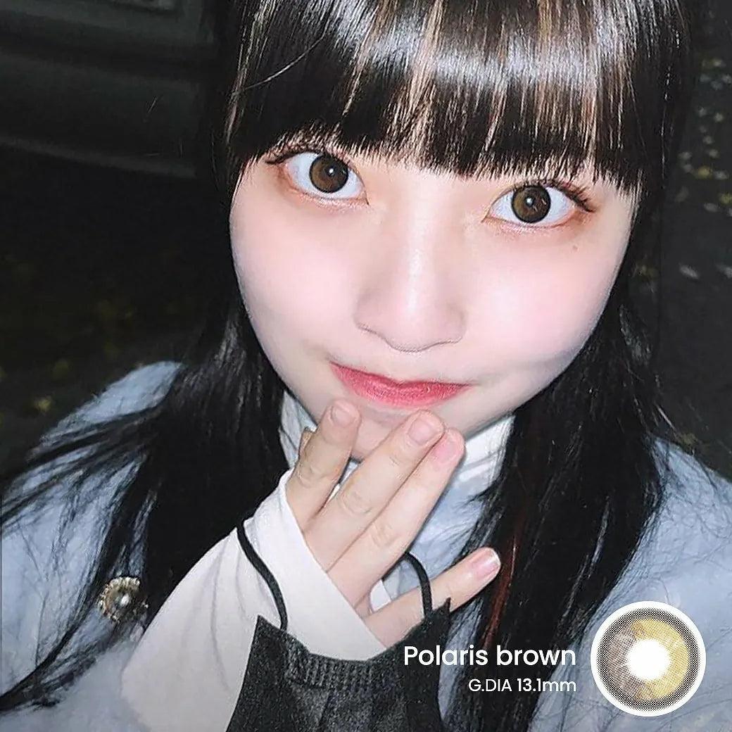 iDOL i-SHA POLARIS Ursa Brown (YEAR/1 Piece) - MASHED POTATO UK | Colour Contact Lens