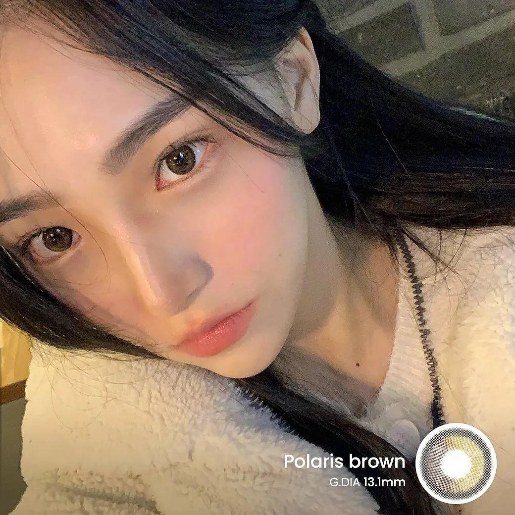 iDOL i-SHA POLARIS Ursa Brown (YEAR/1 Piece) - MASHED POTATO UK | Colour Contact Lens