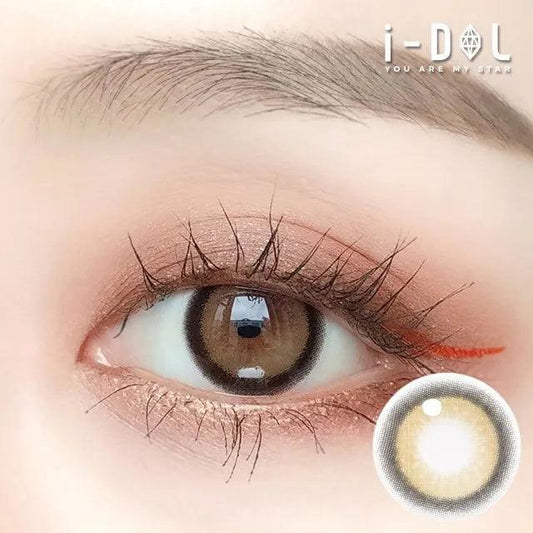 iDOL URIA NANA VIEW Laura Brown (YEAR/1 Piece) - MASHED POTATO UK | Colour Contact Lens
