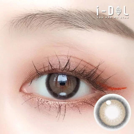 iDOL URIA NANA VIEW Cocoa Brown (YEAR/1 Piece) - MASHED POTATO UK | Colour Contact Lens