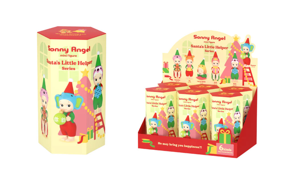 << NEW >> Sonny Angel - Santa’s Little Helper Series (One Box - Random Blind Box)