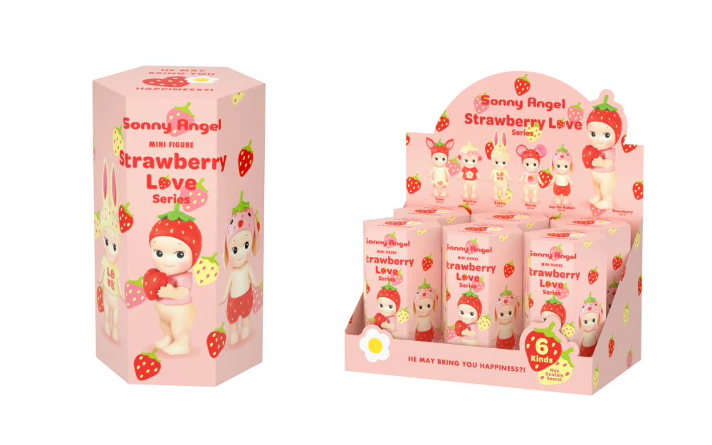 << NEW >> Sonny Angel - Strawberry Love Series (One Box - Random Blind Box)
