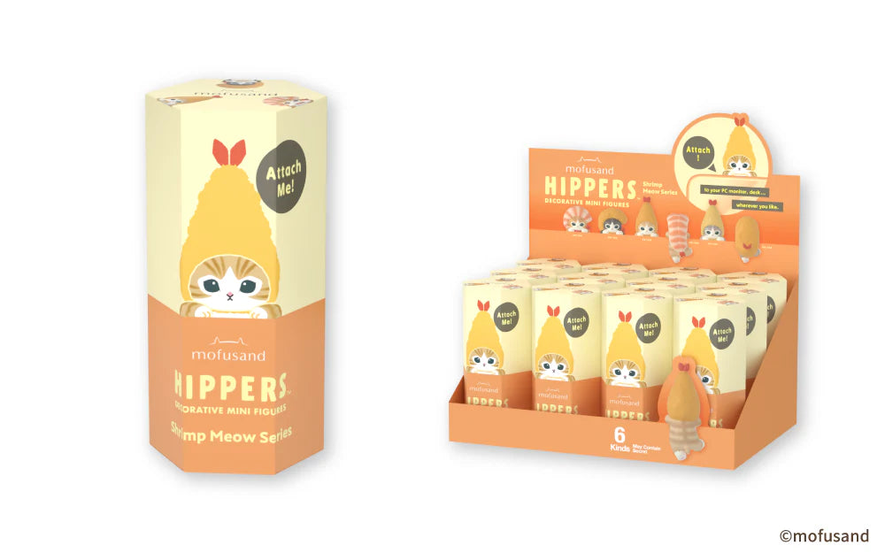 << NEW >> Mofusand - Hippers Shrimp Meow Series (One Box - Random Blind Box)-MASHED POTATO UK | Colour Contact Lens