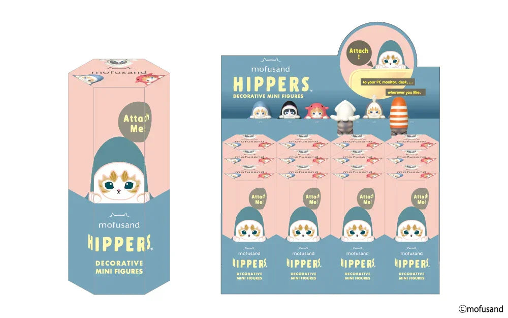 Mofusand - Hippers (One Box - Random Blind Box)-MASHED POTATO UK | Colour Contact Lens