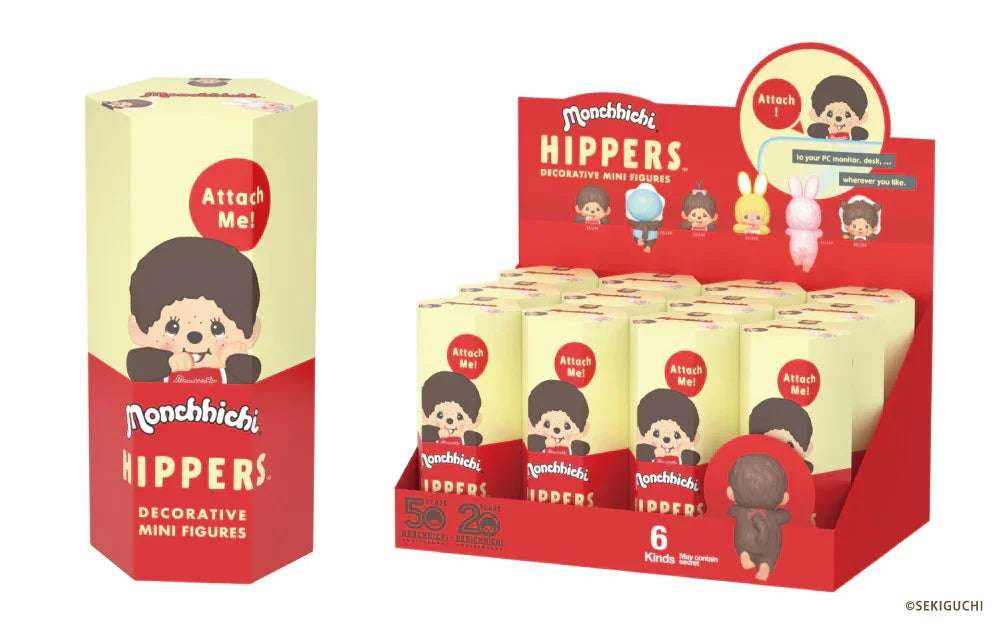 Monchhichi - Hippers (One Box - Random Blind Box)-MASHED POTATO UK | Colour Contact Lens
