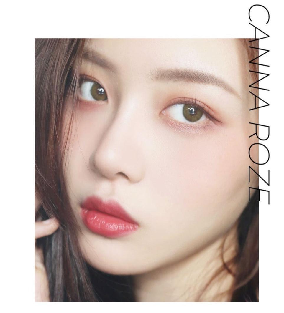 iDOL Canna Roze Olive (YEAR/1 Piece) - MASHED POTATO UK | Colour Contact Lens