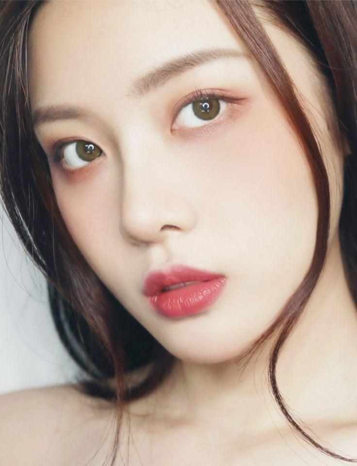 iDOL Canna Roze Olive (YEAR/1 Piece) - MASHED POTATO UK | Colour Contact Lens