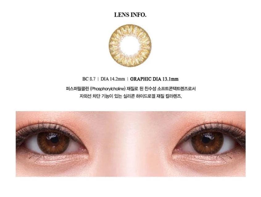 OLENS Secriss Natural Brown (DAILY/20P) - MASHED POTATO UK | Colour Contact Lens