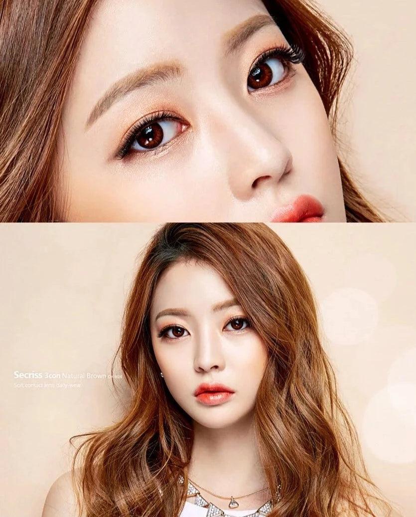 OLENS Secriss Natural Brown (DAILY/20P) - MASHED POTATO UK | Colour Contact Lens