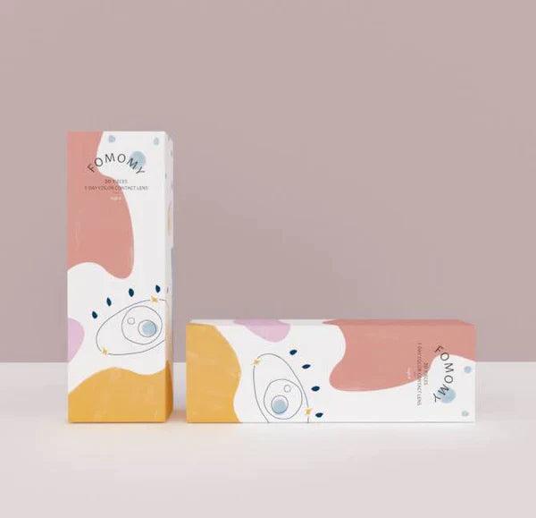 FOMOMY Light Orange (DAILY/20P) Mashed Potato Company Colored Contact Lenses