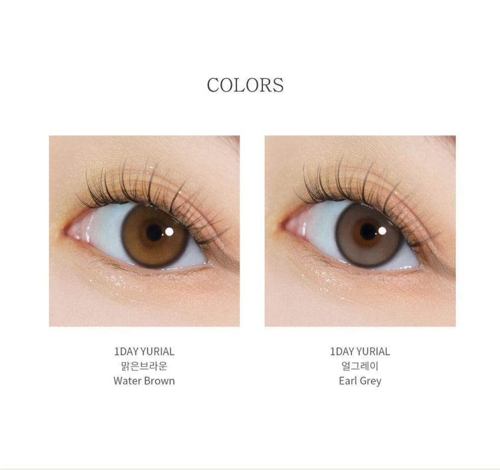 iDOL Yurial Water Brown (DAILY/10P) - MASHED POTATO UK | Colour Contact Lens