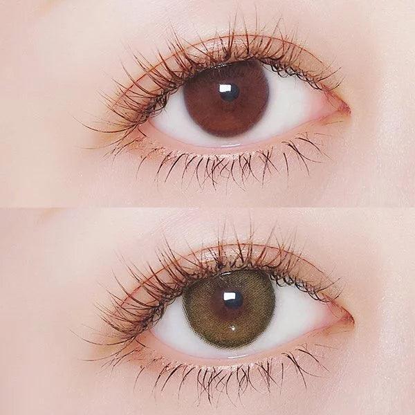 iDOL Canna Roze Olive (YEAR/1 Piece) - MASHED POTATO UK | Colour Contact Lens