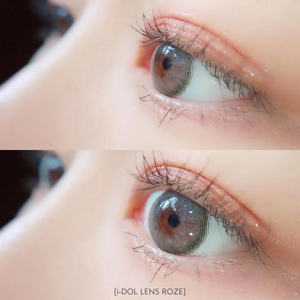 iDOL Canna Roze Charcoal (YEAR/1 Piece) - MASHED POTATO UK | Colour Contact Lens