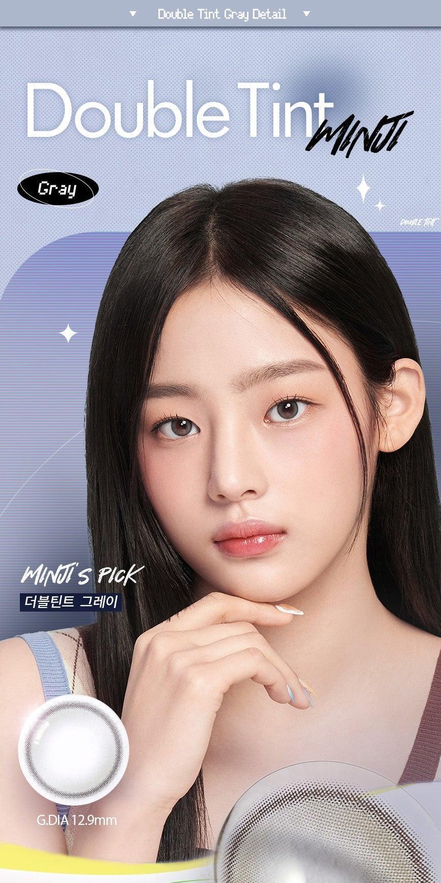 OLENS Double Tint Gray (MONTH/2P) - MASHED POTATO UK | Colour Contact Lens