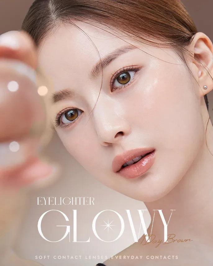 OLENS Eyelighter Glowy BROWN (DAILY/20P) - MASHED POTATO UK | Colour Contact Lens