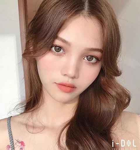 iDOL Canna Roze Nude Brown (DAILY/10P) - MASHED POTATO UK | Colour Contact Lens