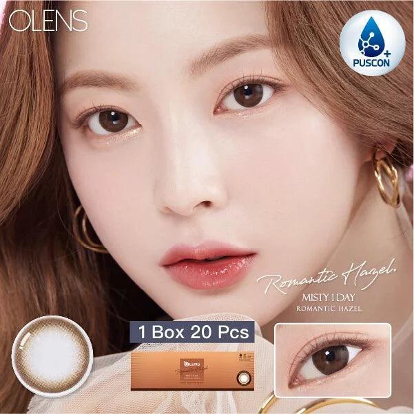 OLENS Misty Romantic Hazel (DAILY/20P) - MASHED POTATO UK | Colour Contact Lens