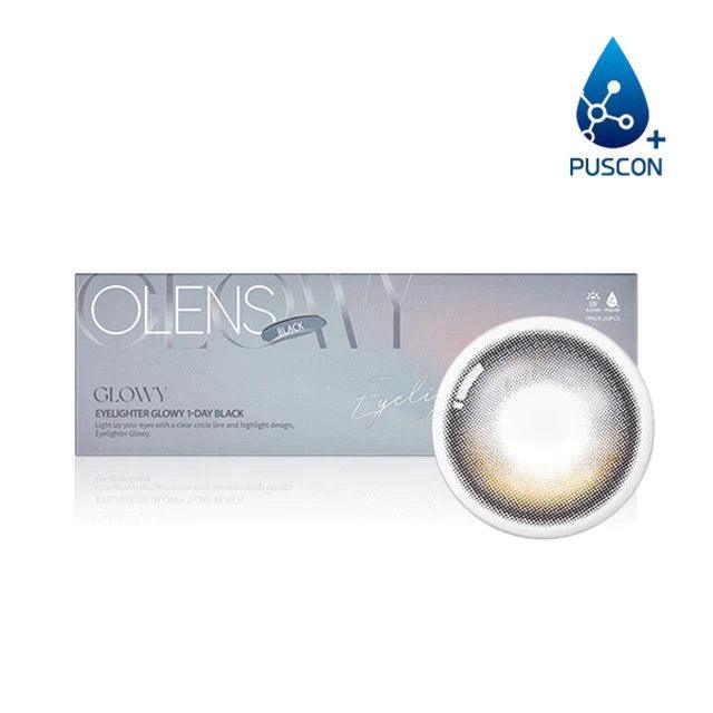 OLENS Eyelighter Glowy BLACK (MONTH/2P) - MASHED POTATO UK | Colour Contact Lens