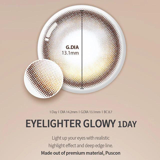 OLENS Eyelighter Glowy BROWN (DAILY/20P) - MASHED POTATO UK | Colour Contact Lens