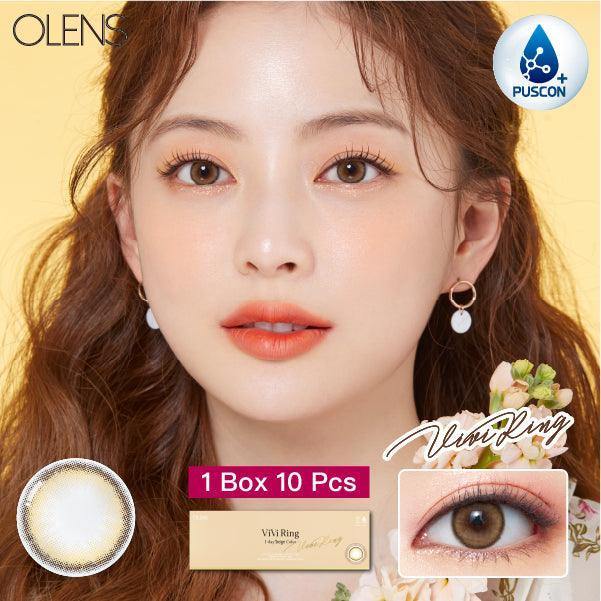 OLENS Vivi Ring Beige (DAILY/10P) - MASHED POTATO UK | Colour Contact Lens