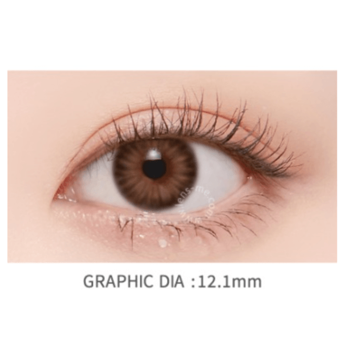 LENSME Akma Real Fit Brown (DAILY/30P) - MASHED POTATO UK | Colour Contact Lens