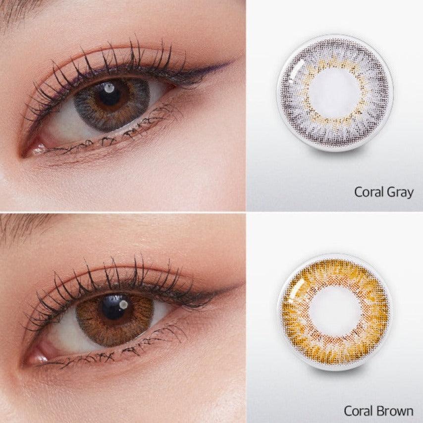 OLENS Secriss Coral Brown (DAILY/20P) - MASHED POTATO UK | Colour Contact Lens