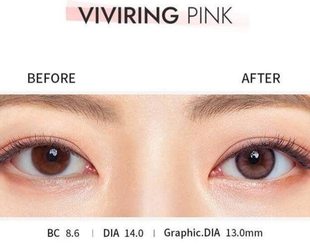 OLENS Vivi Ring Pink (DAILY/10P) - MASHED POTATO UK | Colour Contact Lens