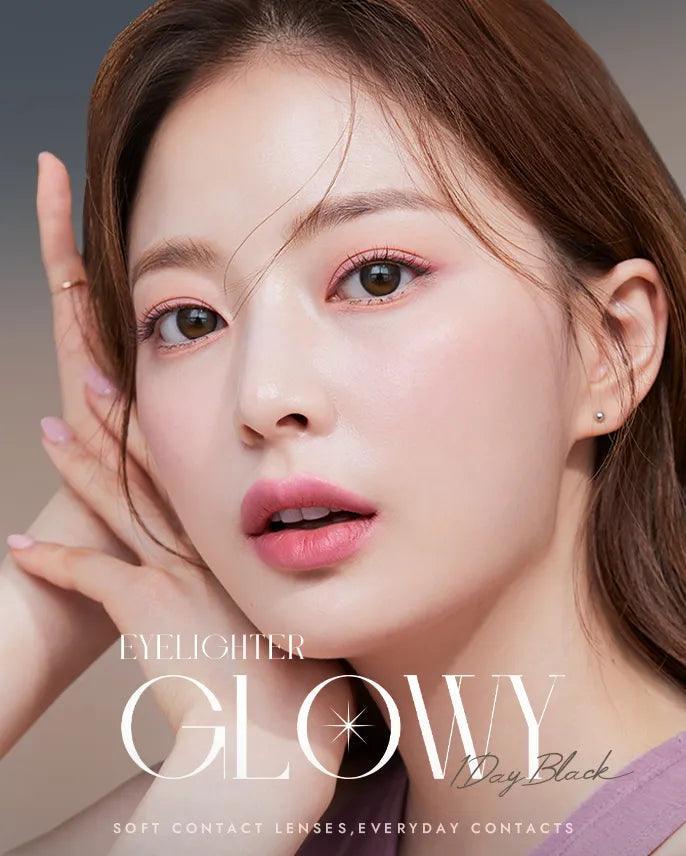 OLENS Eyelighter Glowy BLACK (MONTH/2P) - MASHED POTATO UK | Colour Contact Lens