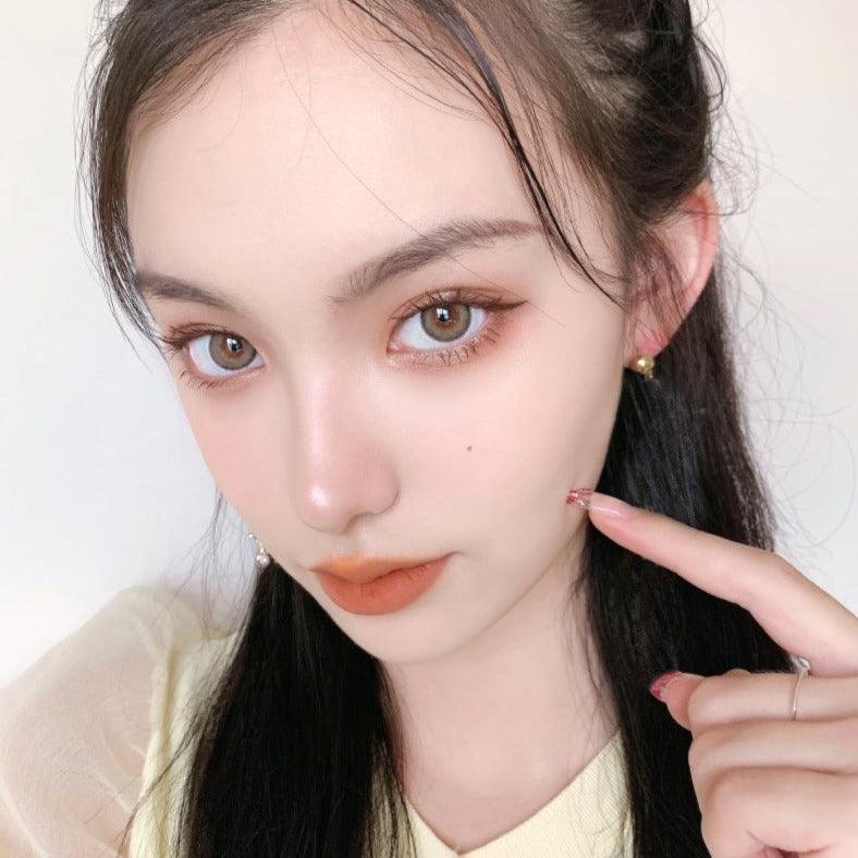 iDOL Roze Airy Nude Brown (Month/1 Piece) - MASHED POTATO UK | Colour Contact Lens