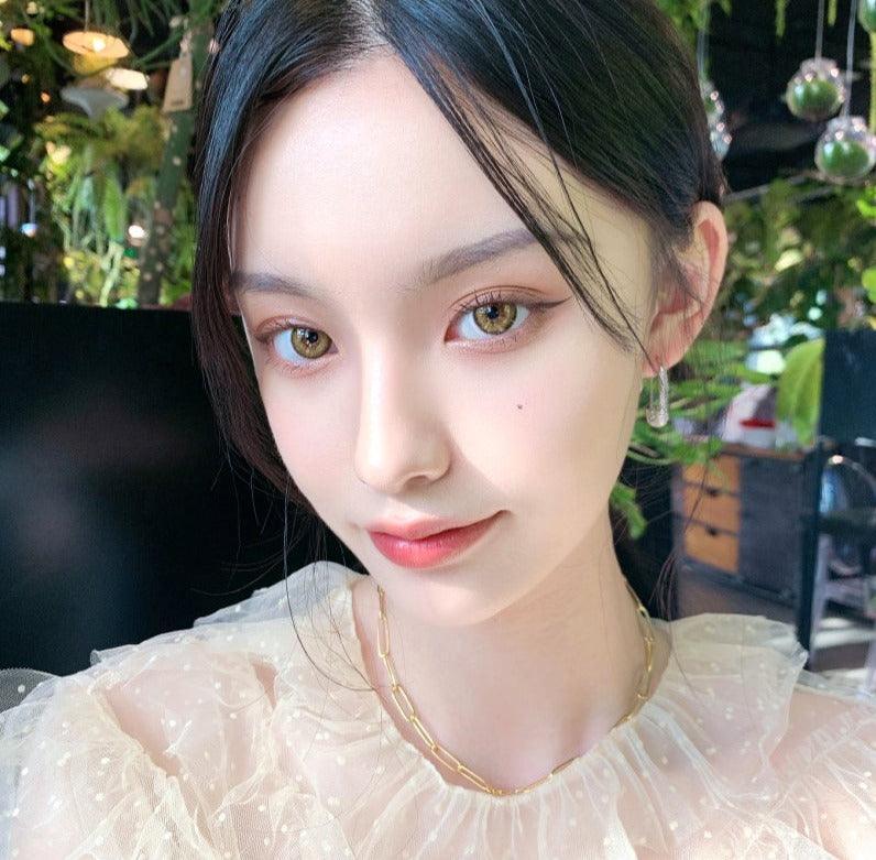 iDOL Roze Airy Olive (Month/1 Piece) - MASHED POTATO UK | Colour Contact Lens